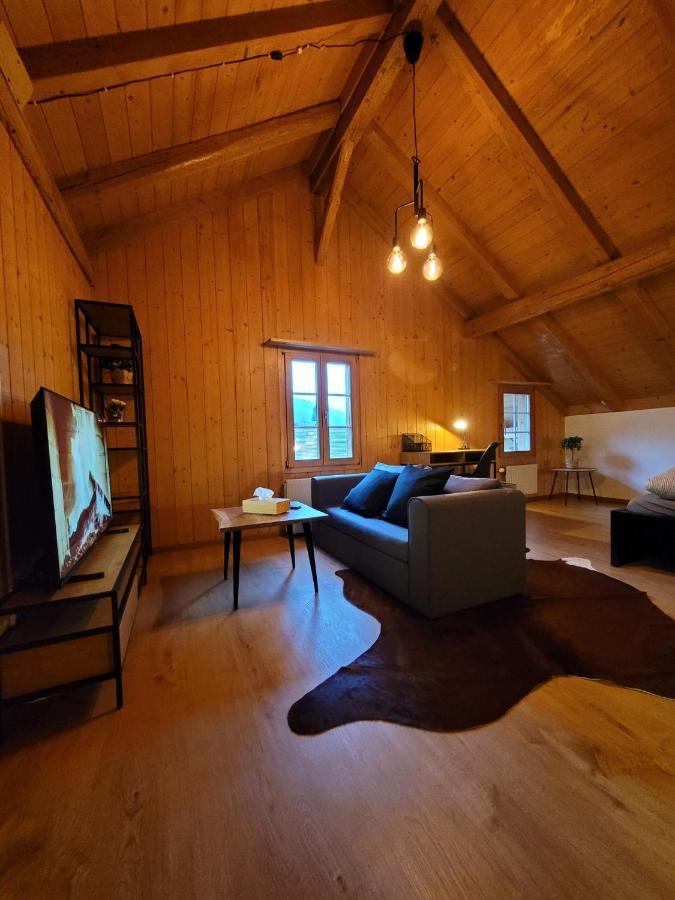 Forest View Apartment In Leissigen By Interlaken With No Kitchen Екстериор снимка